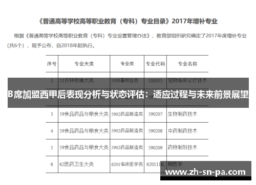B席加盟西甲后表现分析与状态评估：适应过程与未来前景展望